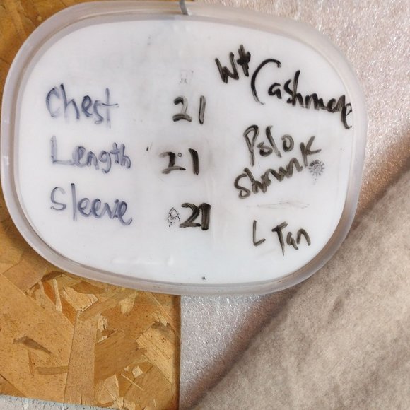 POLO RALPH LAUREN Italian Yarn Wool-Cashmere blend Woman sweater L +measurement - Picture 3 of 4